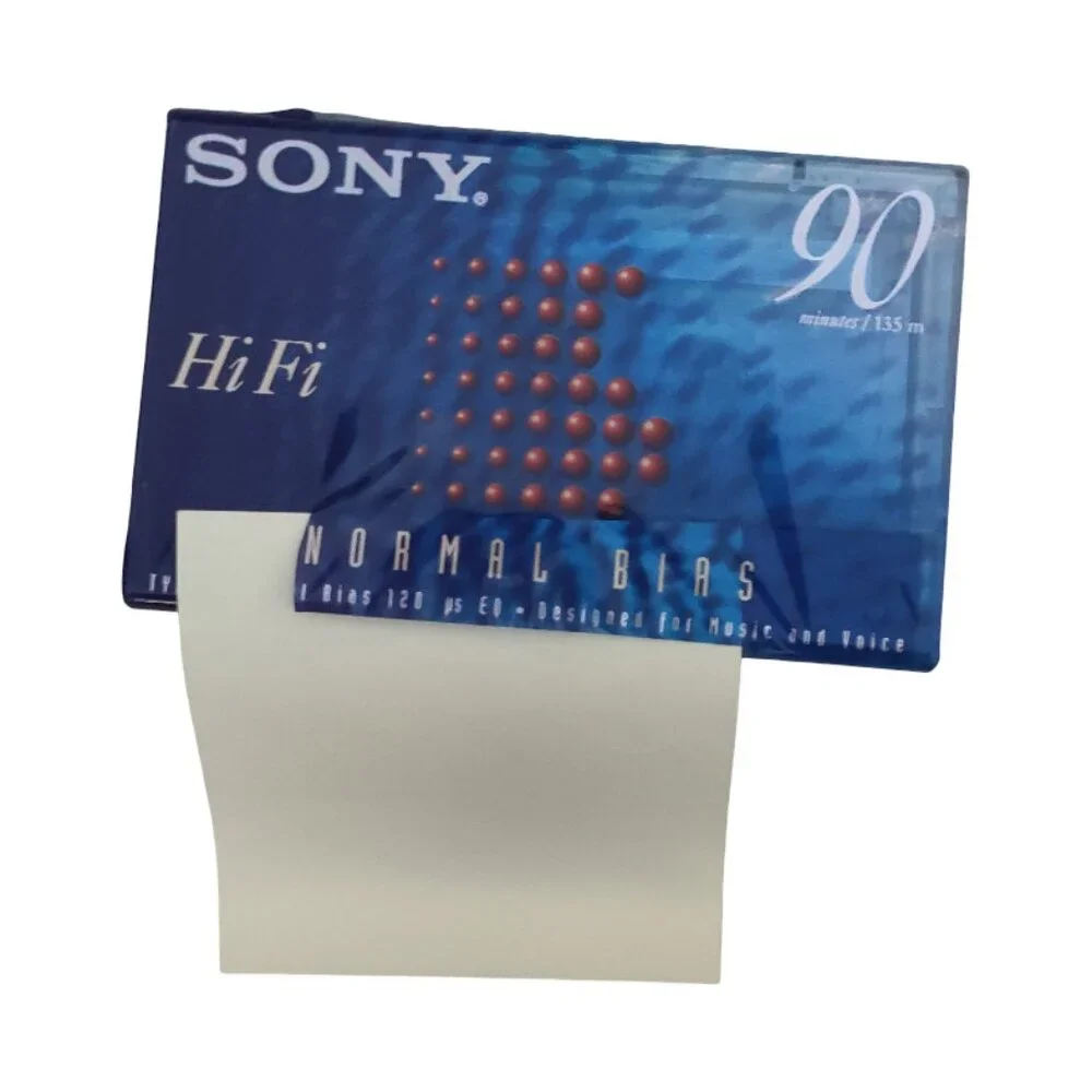 SONY HiFi 60 Minute Blank Normal Bias Cassette Tapes Sealed NEW Hi Fi Lot of 3